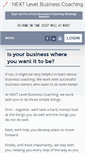 Mobile Screenshot of nextlevelbusinesscoaching.biz